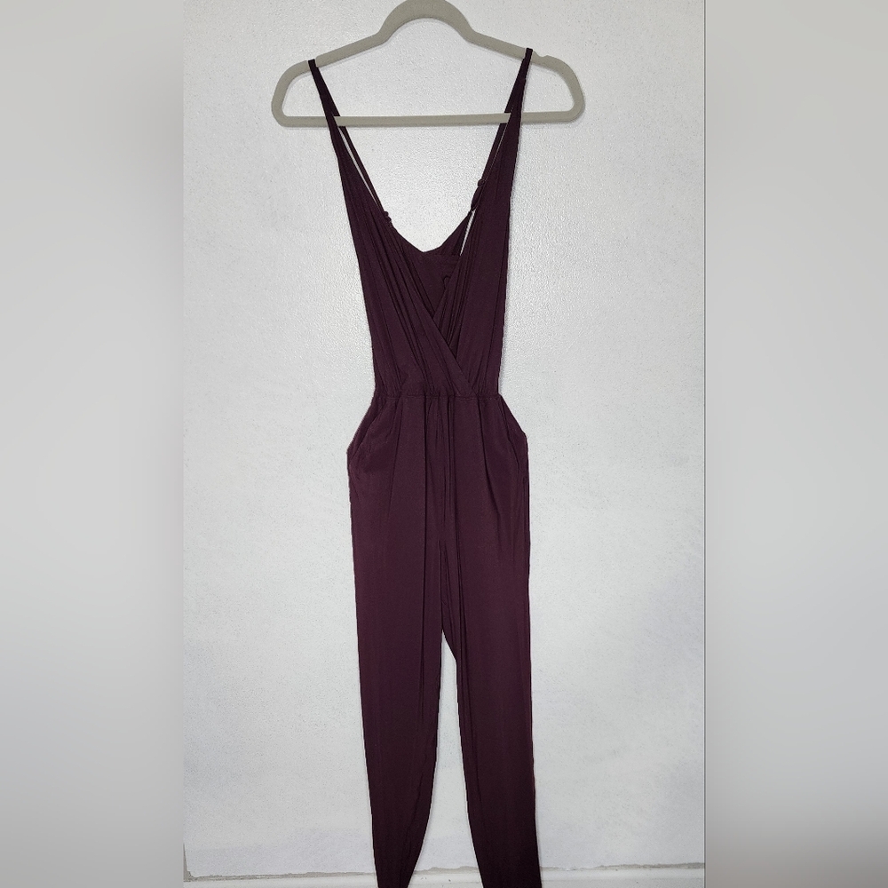 Lululemon All For It Jumpsuit Dark Adobe Stretchy Womens Size 2 - Picture 4 of 6